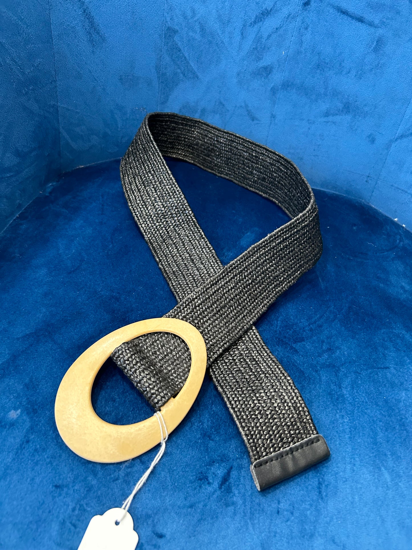 Cinturon Rafia negro