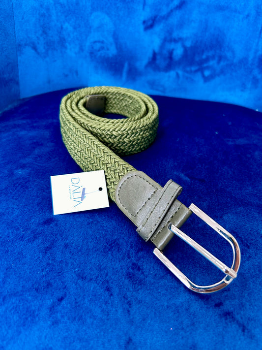 Cinturon goma verde